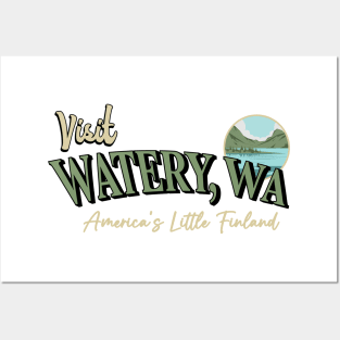 Visit Watery, Wa Posters and Art